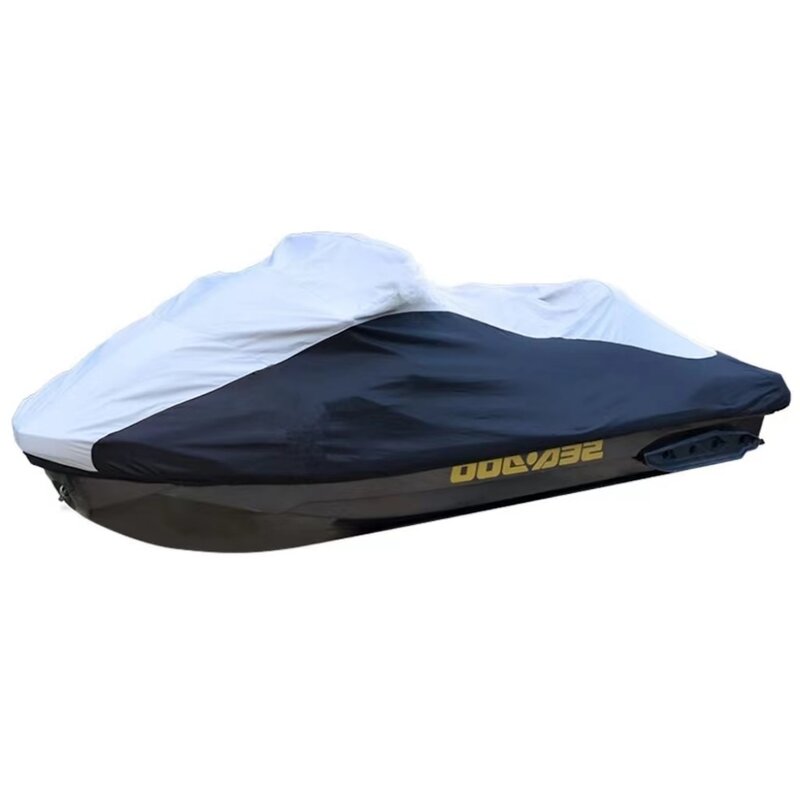 Capa protetora impermeável para Yamaha SeaDoo RXP GTX Marinha, Proteção solar UV durável, Tampa durável do esqui do jato, Oxford 210D