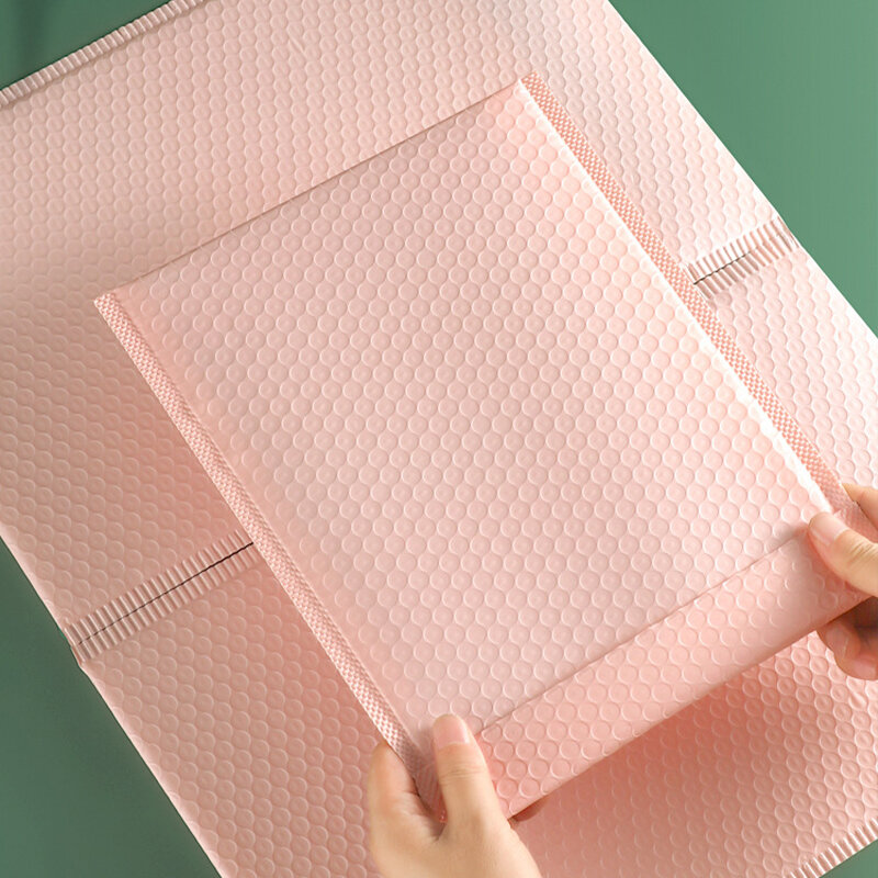 Pink Poly Bubble Mailers, Envelopes acolchoados, a granel, Bubble Forrado Wrap, Polymailer Sacos, para Embalagem de Envio, Correio, Auto Selo, 30Pcs