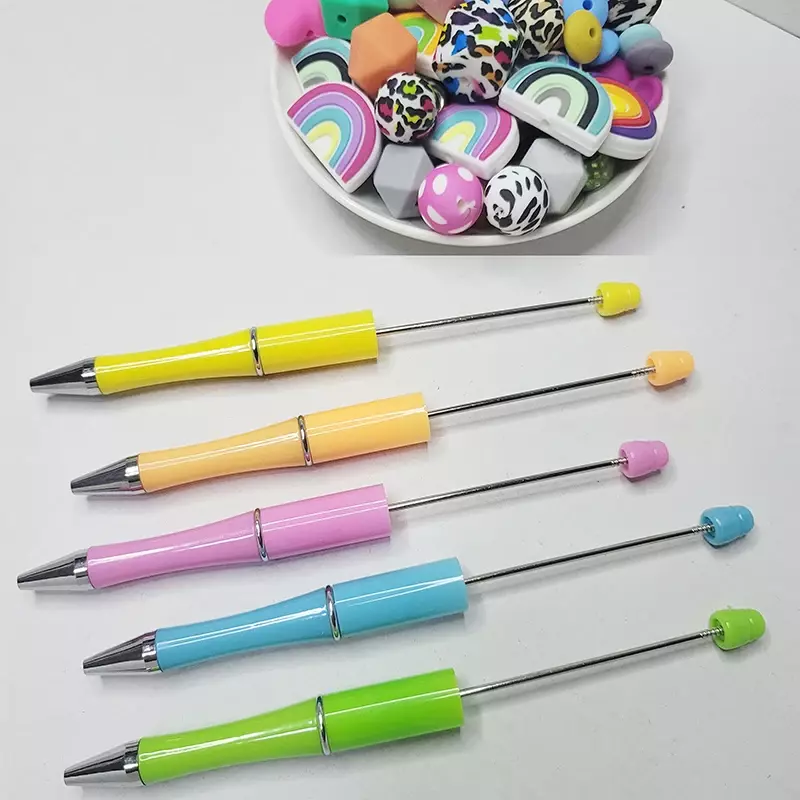 10 pezzi nuova penna a sfera con perline fai da te regalo per studenti per bambini bomboniere regali per gli ospiti decorazioni per feste decorazione per la casa della festa dell'evento