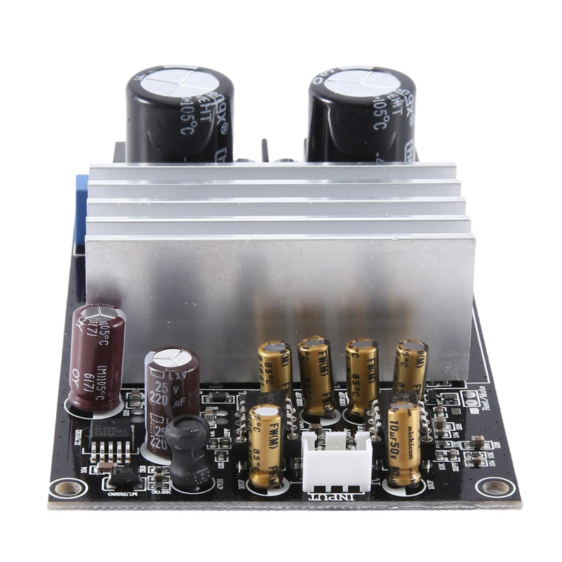 Placa Amplificadora de Alta Potência DLHiFi, Digital Classe D, Forte, TPA3255, 2.0, DC24-40V, 300W + 300W