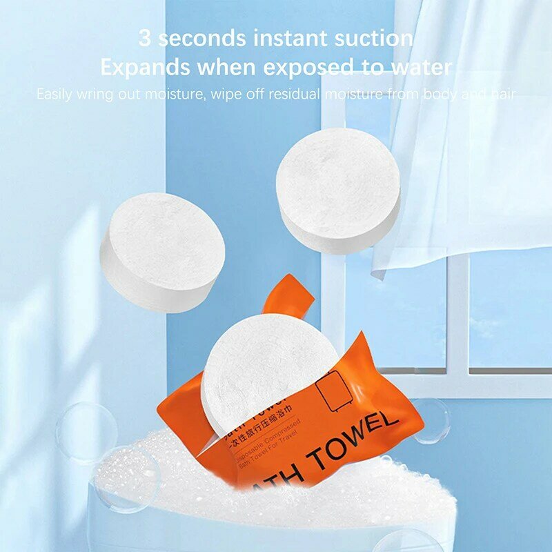 70x140cm Large Disposable Bath Towel Compressed Towel Travel Quick-Drying Towel Travel Trip Essential Shower Washable Towel