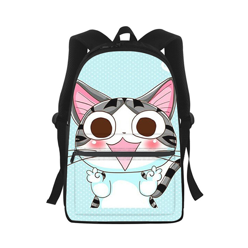 Cartoon Chi's Sweet Home Cat Men Women Backpack 3D Print Fashion Student School Bag Laptop Backpack Kids Travel Shoulder Bag