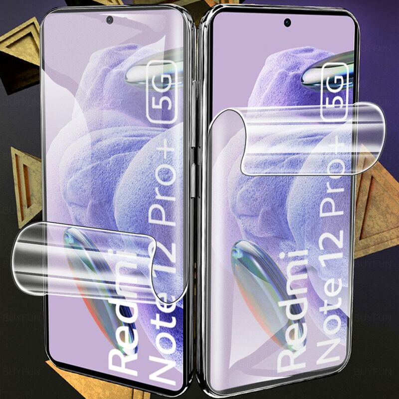 3 in1 per Xiaomi Redmi Note 12 Pro + 5G Front Matte Back HD Hydrogel Film Note12 Pro Plus Note12Pro Screen Protector Camera Glass