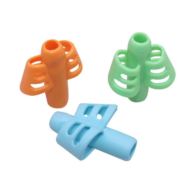 2/4Pcs Children Writing Pencil Pen Holder Student Learning Practice Silicone Pencil Grips for Kid Handwriting Posture Correction