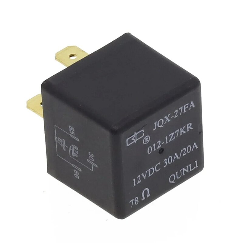 For Ford Relay Accessories Car Relay Durable 12V DC 1pc 40A For Ford Black Brand New FOAB-14B192-AA High Quality