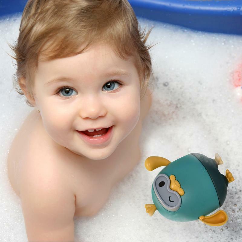 Детские Игрушки для ванны, заводные игрушки с уткой, водные игрушки для малышей, детские игрушки для мальчиков и девочек, детская игрушка для бассейна и ванной
