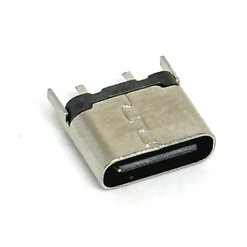 Conector tipo C USB 3,1 de 2 pines, conector hembra SMD DIP para PCB, puerto de carga de alta corriente, conector de transferencia de datos