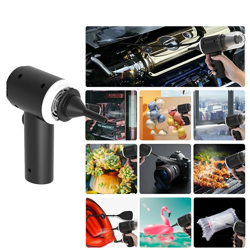 Samochód i do użytku domowego Ładowanie USB o dużej mocy Mocny przenośny ręczny mały bezprzewodowy odkurzacz samochodowy