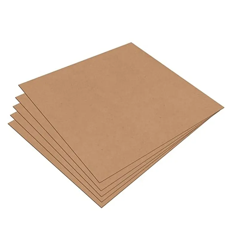 50pcs 300gsm 350gsm A3 Kraft Paperboard Dark Brown Color Thick Cardstock