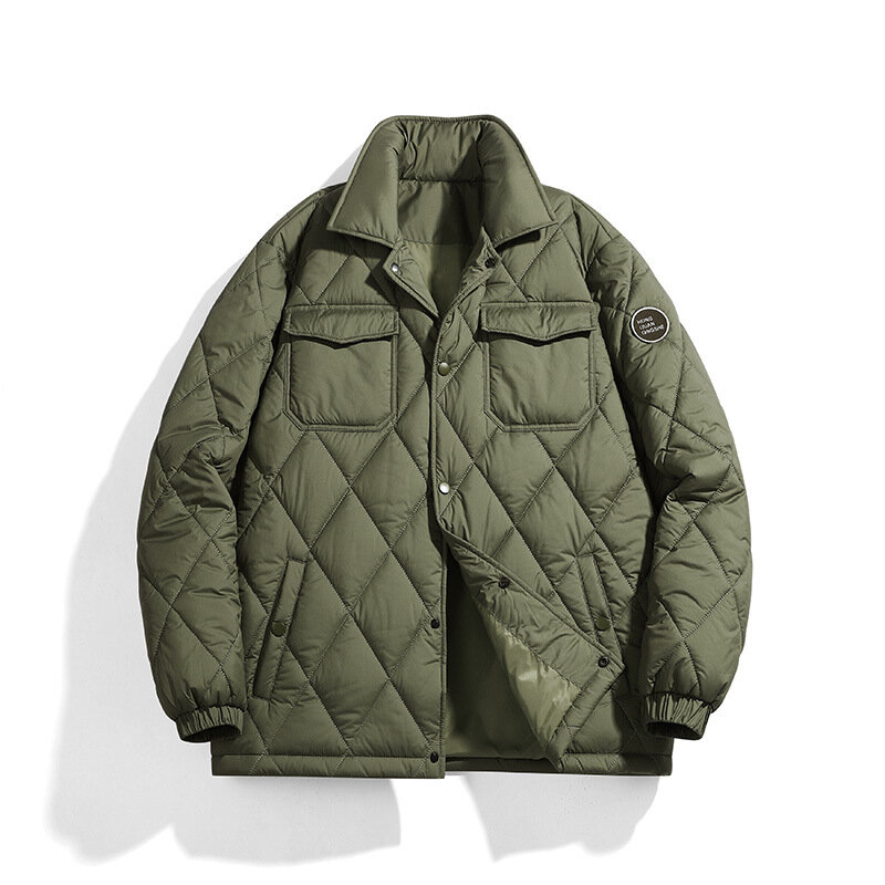 日本のブランドのルーズフィットジャケット,カジュアル,コットン,パッド入り,暖かい冬のパーカー