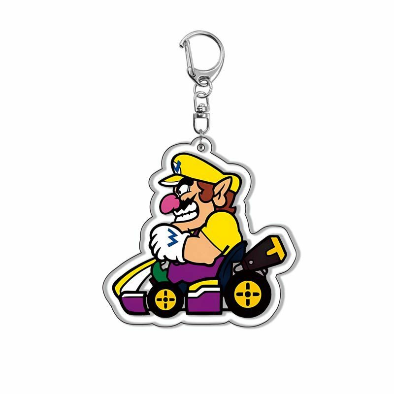 Game Marios Bowser Cosplay Acryl Sleutelhanger Sleutelhanger Hanger Prop Accessoires Cadeau