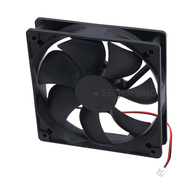 Nuevo ventilador de refrigeración cuadrado AG12024XB257100 12025 24V 0.46A 12cm DC 2 cables