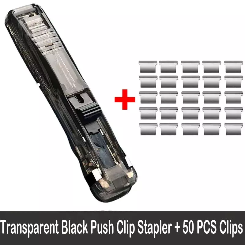 Push-Clip-Hefter Heft klammer entferner Binder Push-Clamp-Tape-Spender Büroklammern stationäre Schul bürobedarf Buchbinder