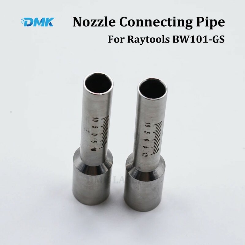 Raytools BW101-GS Fiber Laser Welding Gun Nozzle Connecting Pipe Tube Nozzle Fixing Shaft 18*76.5For Raytools Laser Welding Head