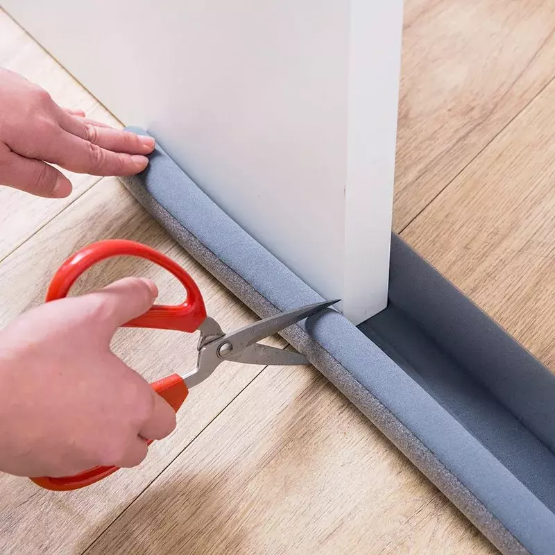 Door Bottoom Seal Strip Flexible Wind Noise Reduction Stopper Under Door Sealing Blocker Soundproof Weatherstrip Anti-cockroach