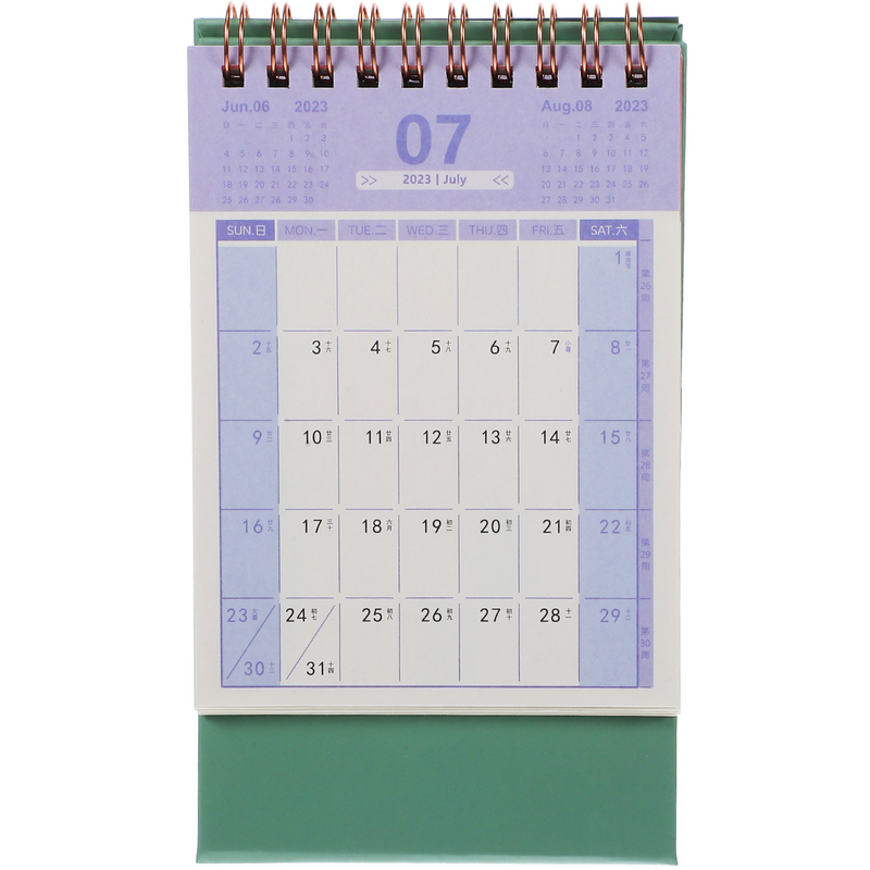 Kalendarz na pulpicie miesiąc biura na biurko kalendarz stojący kalendarz kalendarz na stół domowy kalendarz akcesoria domowe