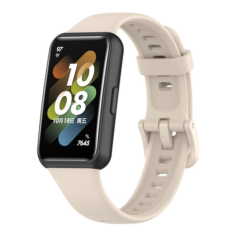 Soft Silicone Wrist Strap For Huawei Band 7 Smart Bracelet Wristband