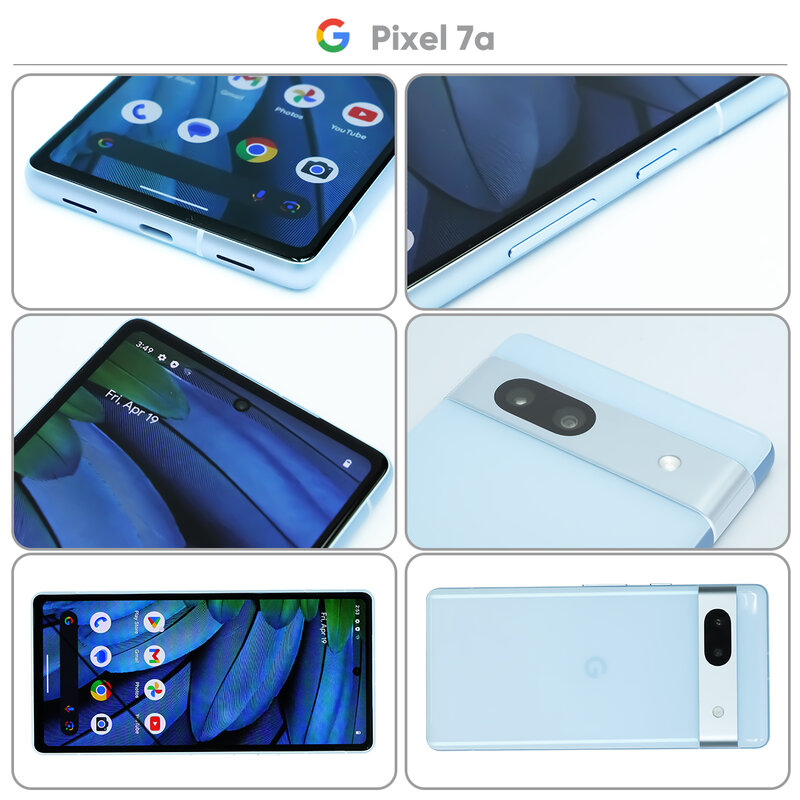 2023 구글 픽셀 7A 휴대폰, 8GB RAM, 128GB ROM, 6.1 인치 NFC 옥타코어, 안드로이드 13, IP67 방진 및 방수, 신제품