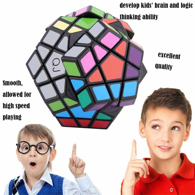 Brinquedos especiais 12-side cubo mágico quebra-cabeça cubos de velocidade brinquedo educacional desenvolver cérebro e lógica capacidade de pensamento