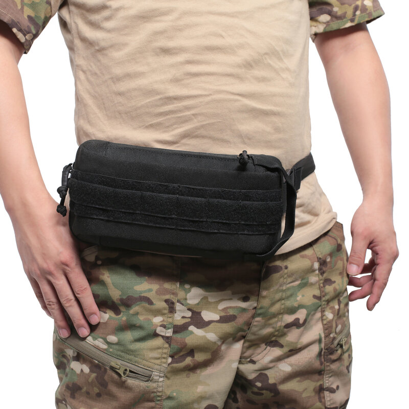 Zaino tattico tracolla articoli vari Pouch Molle Key torcia Pouch Pack borsa per attrezzi EDC accessori per la caccia in campeggio all'aperto