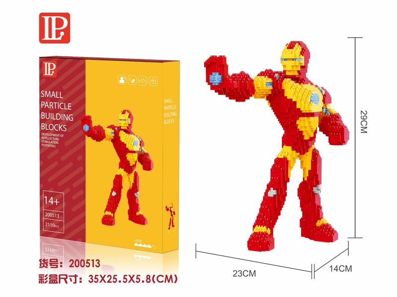 Capitán Micro bloques de construcción, figura de Pantera Negra, Superman, Superhéroes, Spider-Man, modelo de película, Mini ladrillos, juguetes para niños, regalos