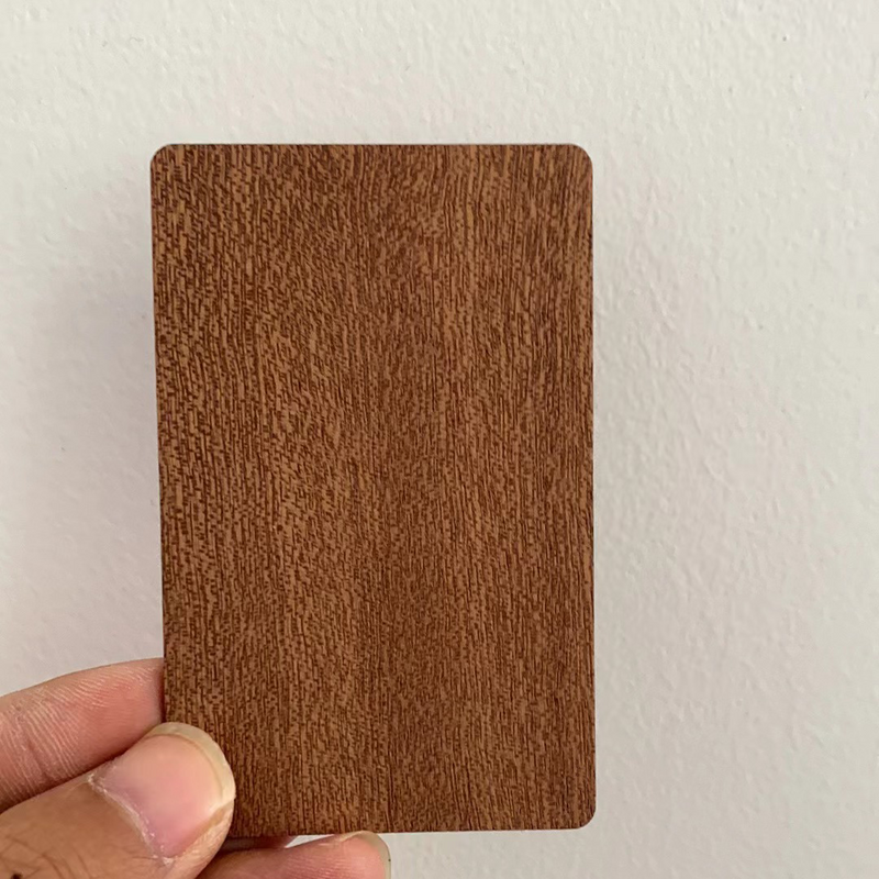 10pcs freely shipping 13.56mhz NFC Blank Bamboo Wooden Membership Card NFC Contactless Business Card for Social Media