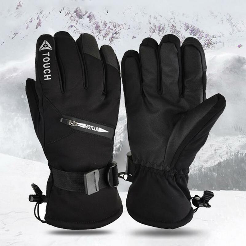 Ridding Gloves 1 Pair Versatile Silicone Non-slip Palm Water Proof  Winter Men Women Skiing Gloves for Skiing