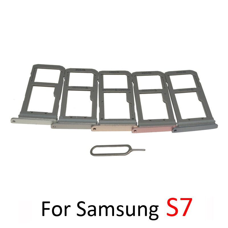 สำหรับ Samsung Galaxy S7 G930 G930F G930FD G930A G930P Original โทรศัพท์ใหม่ SIM Card และ Micro SD Card ผู้ถือถาด