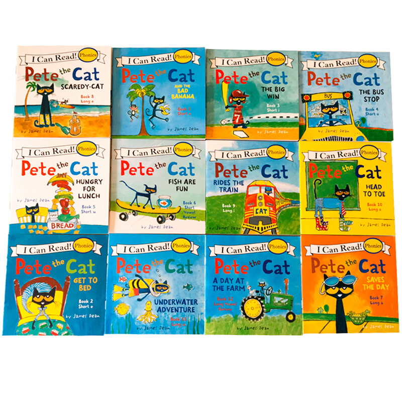 Pete Cat Prentenboek Meesterwerken Voor Kinderen Leren Geen Engelse Verhalen