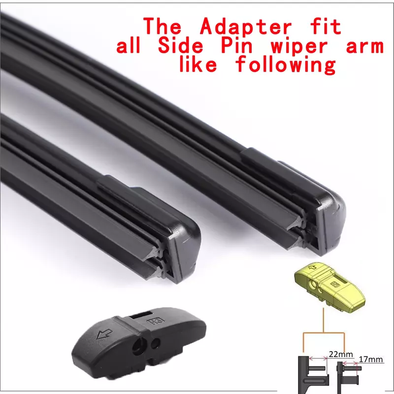 For Alfa Romeo 147 937 2005 2006 2007 2008 2009 2010 Winter Front Rear Set Wipers Blades Rubber Strip Refill Replacement Parts