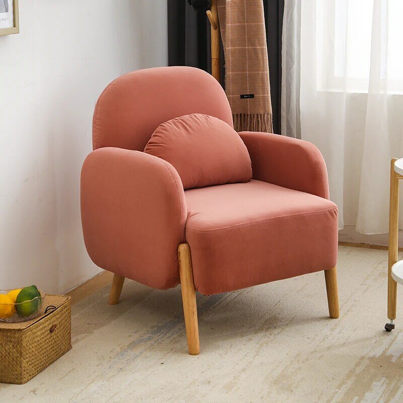 Sofa Modern Furnitur Ruang Tamu Sofa Modular Ganda Tunggal Kursi Sandaran Santai Kain Mode Kursi Kafe Toko Pakaian