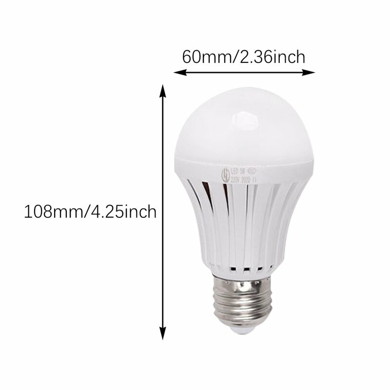 B22 5W Portable USB Rechargeable LED Emergency Lights Light Powered Emergency Bulb For Outdoor Garden Camping Tent Fishing