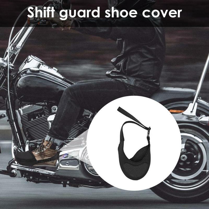 오토바이 기어 시프트 신발 패드 시프터 가드, 라이딩 부츠 보호대 커버, 미끄럼 방지 보호 라이딩 따뜻한 신발 커버 기어