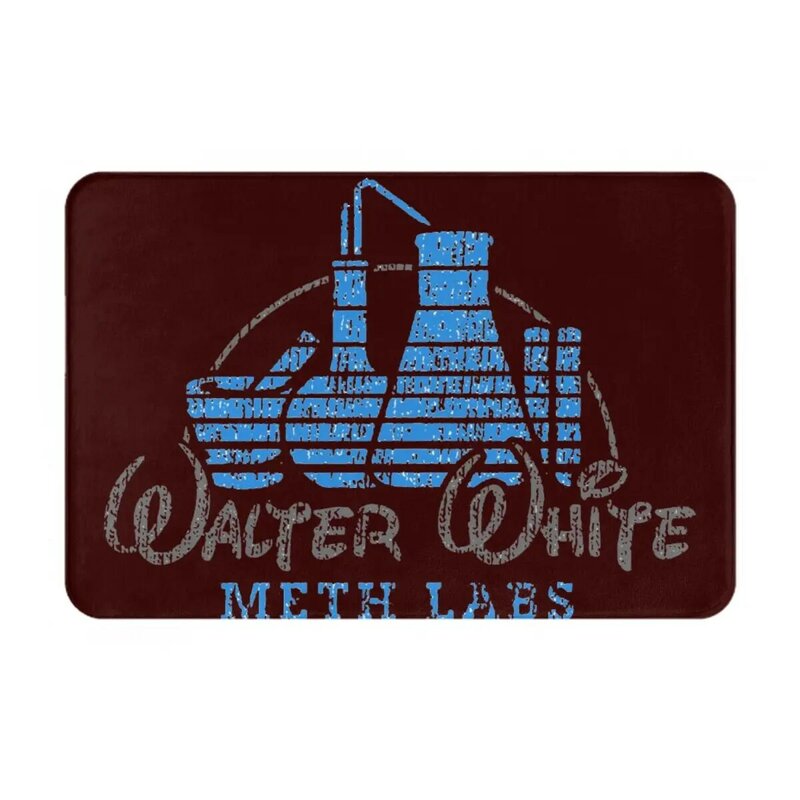 Walter White Meth Labs-Felpudo con logotipo, Alfombra de cocina para exteriores, decoración del hogar