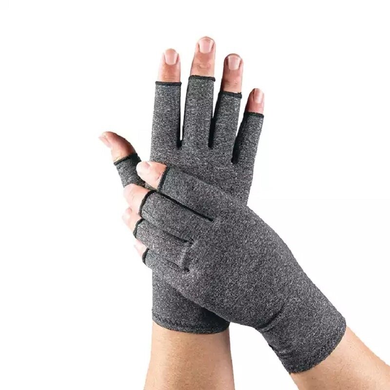 Silikonowe antypoślizgowe kompresyjne rękawice magnetoterapeutyczne odzież sportowa na zewnątrz-odporne rękawice ulga w bólu bawełniane rękawiczki