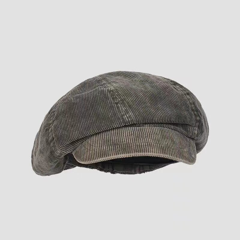 男性と女性のためのレトロなスタイルのキャップ,英国の暖かい野球帽,カジュアルな野球帽,秋