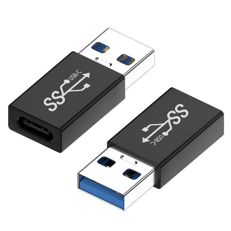 Adaptateur en alliage d'aluminium pour ordinateur USB 3.0 vers type C, convertisseur mâle vers femelle, 10Gbps
