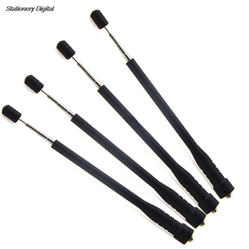 1PC Rod Telescopic Antena untuk Baofeng Walkie Talkie Dual Band SMA Perempuan untuk Baofeng BF-888S, Baofeng UV-5R, Kenwood, HYT