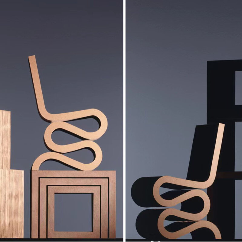 Nordic handmade wood modern dining chair