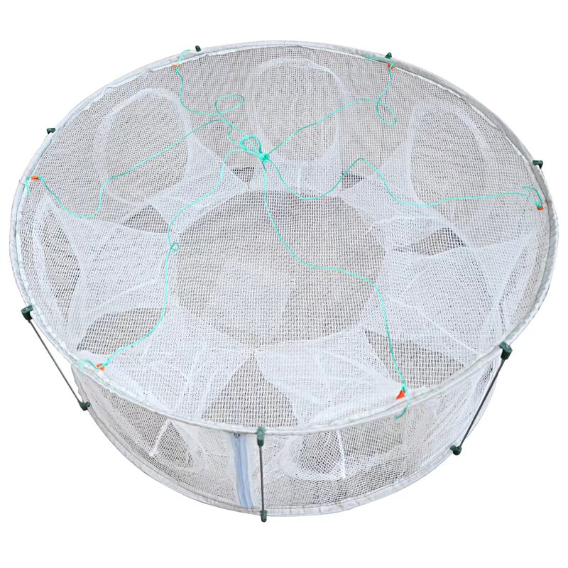 Fully automatic fishing net/fishing tackle/fish and shrimp cage/folding crayfish/fish/crab/eel/trap throwing net outdoor