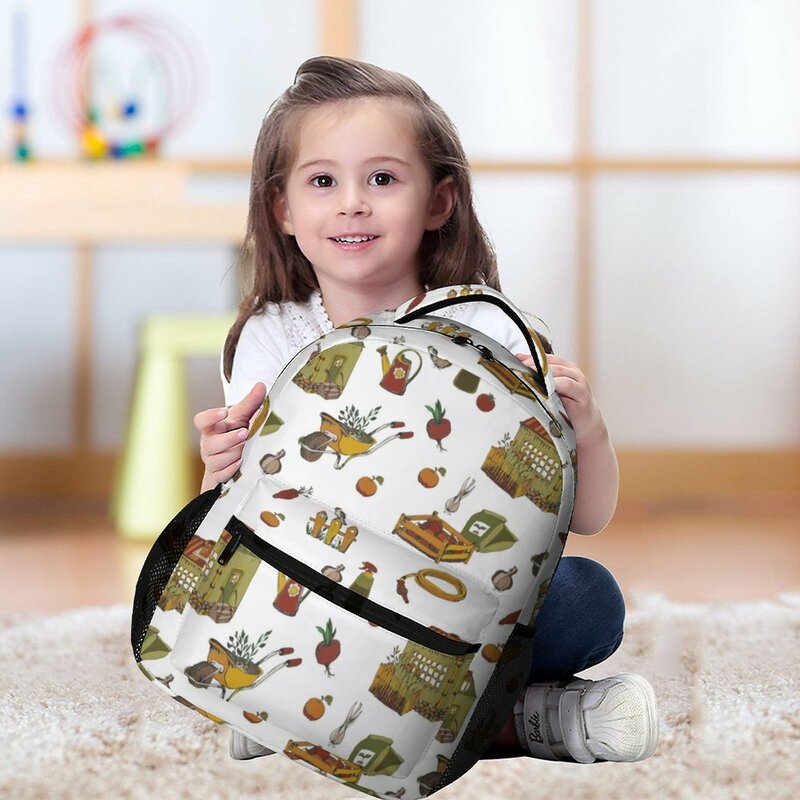 Niestandardowy nadruk minimalistyczny z kwiatami plecak plecak studencki na co dzień kreskówka torba na książki do czytania dla dziewczynek lekki o dużej pojemności
