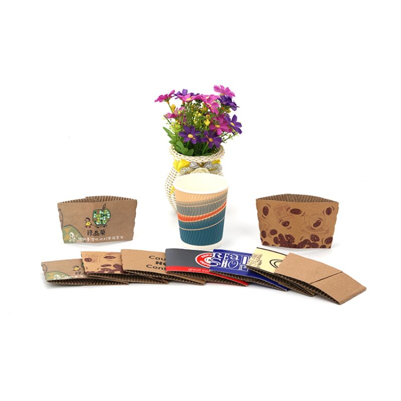Customized productdisposable printed paper coffee cup sleeve
