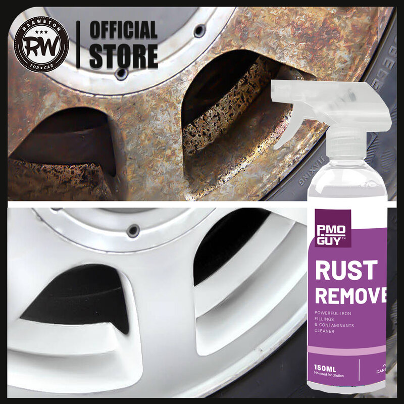 2023 Rust Stain Remover Strong Effect Iron Stainless Steel Polishing Refurbishing Agent Car Motorcycle Faucet Bathroom Door Hub