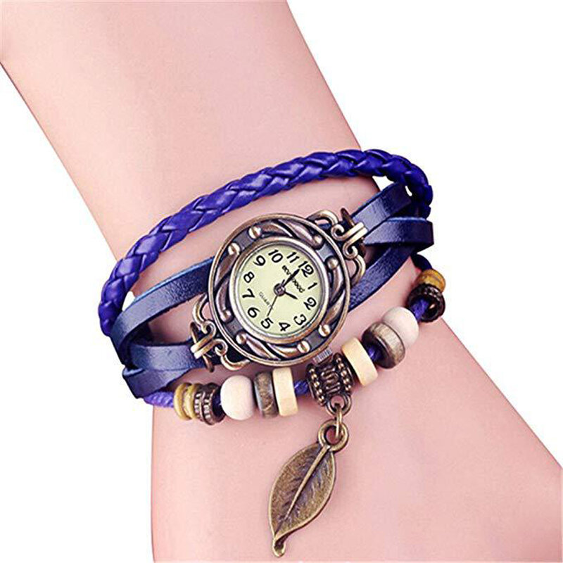Elegante Mode Dames Jurk Horloges Vintage Horloges Voor Vrouwen Leatcher Band Kleine Wijzerplaat Vrouwelijke Quartz Horloge Montre Femme