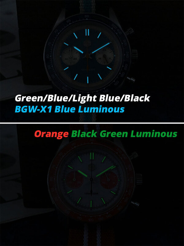 Новые кварцевые часы San Martin с хронографом VK64, оригинальный дизайн, 39,5 мм, мужские спортивные часы в деловом стиле, водонепроницаемые, 100 м SN0116