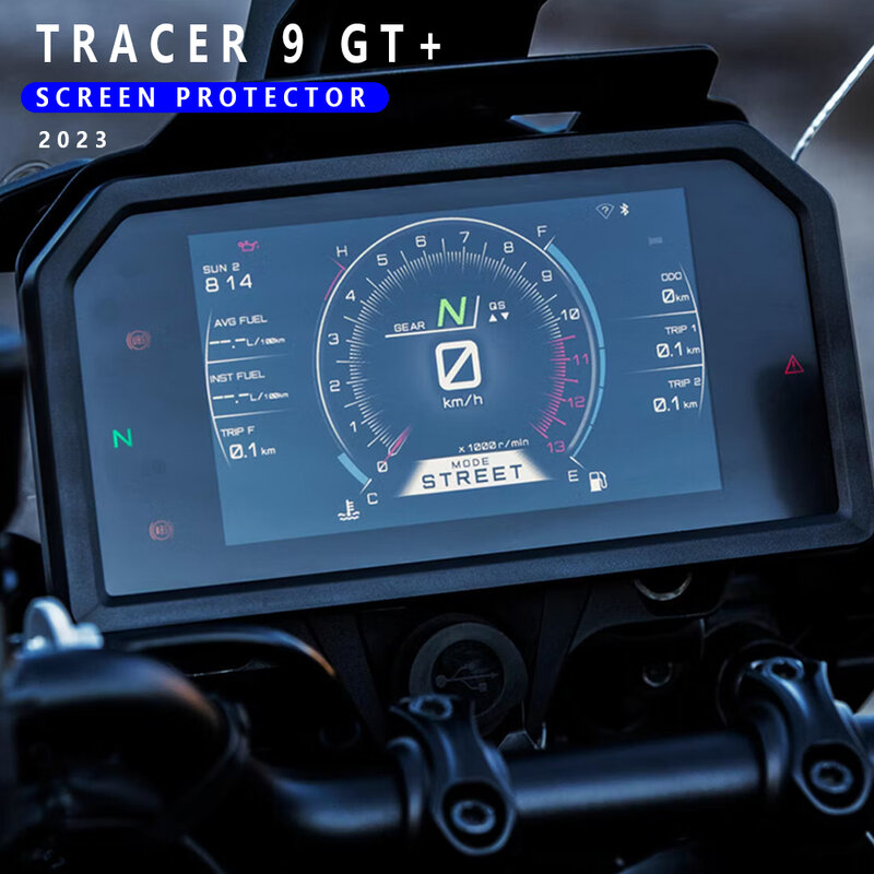 Motocicleta scratch cluster tela painel de proteção instrumento filme para yamaha tracer9 tracer 9 tracer-9 gt + 2023