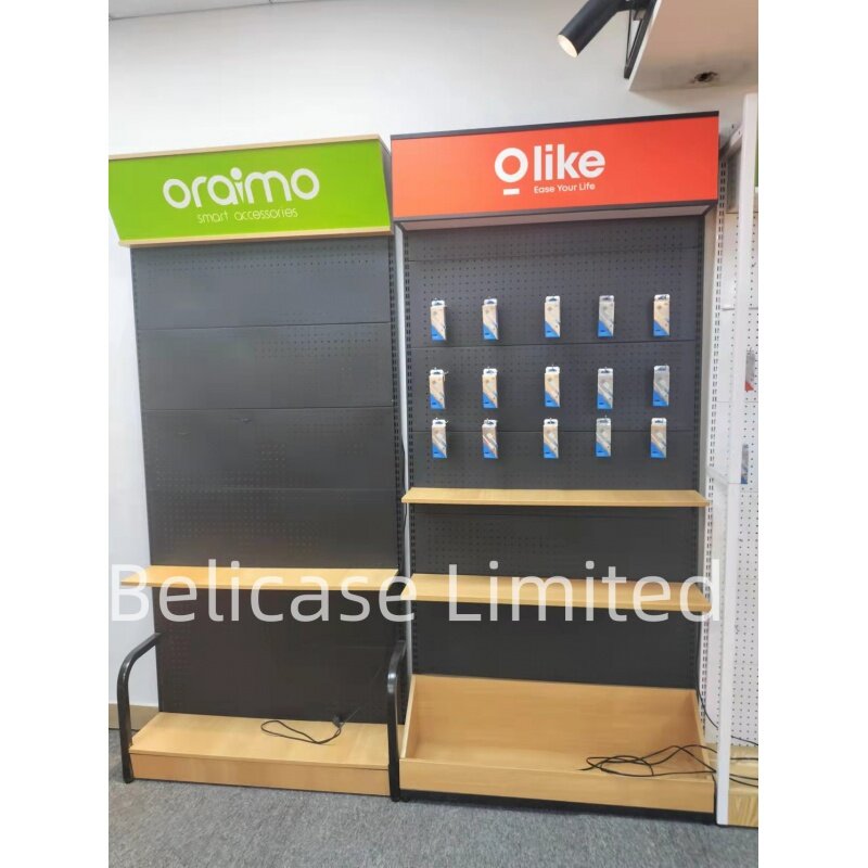 Custom Display Stand para celular, Counter Showcase