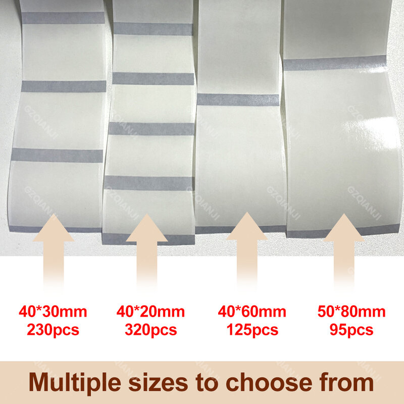 Niimbot-rollos de papel transparente B21 B1 oficial, papel adhesivo impermeable a prueba de rasgaduras, para impresora Niimbot B1