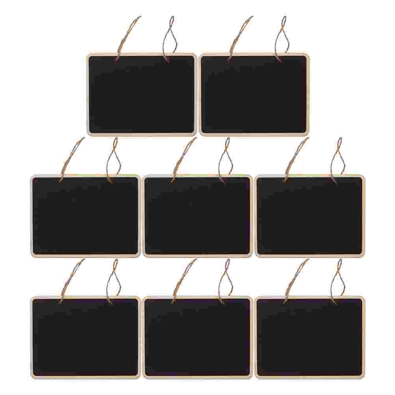 4/8/12PCS Mini lavagne Hanging lavagna lavagna a doppia faccia tavolo per feste di matrimonio numero segnaposto bacheca