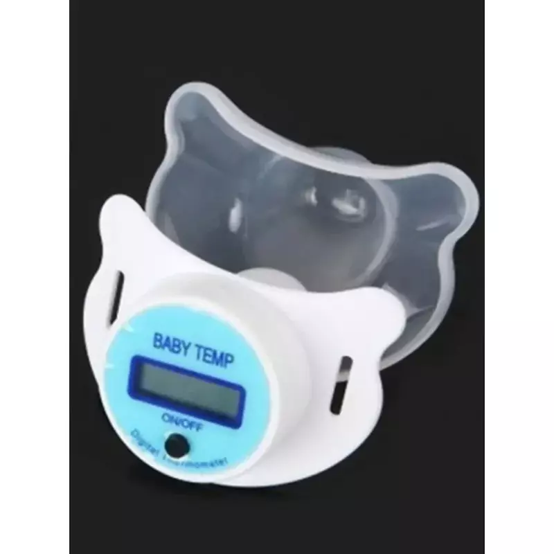 Chupeta digital para bebê e bebê, aparelhos eletrônicos com tela lcd, termômetro oral, alarme boca